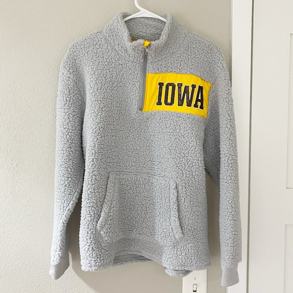 PINK VICTORIA'S SECRET Sherpa Iowa Pullover SZ XS